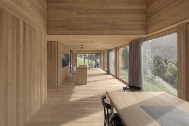 Haus am Stürcherwald by Bernardo Bader Architekten in Laterns, Austria