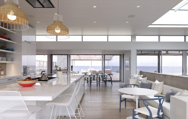 Ocean Deck House by Stelle Lomont Rouhani Architects in Bridgehampton, New York