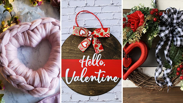 16 Sweet Valentine’s Day Wreath Designs That Will Charm Your SO