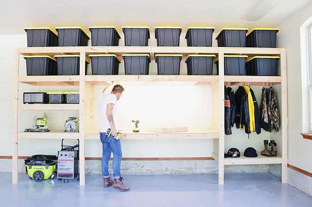 Top 5 Benefits Of DIY Wood Garage Storage Shelves
