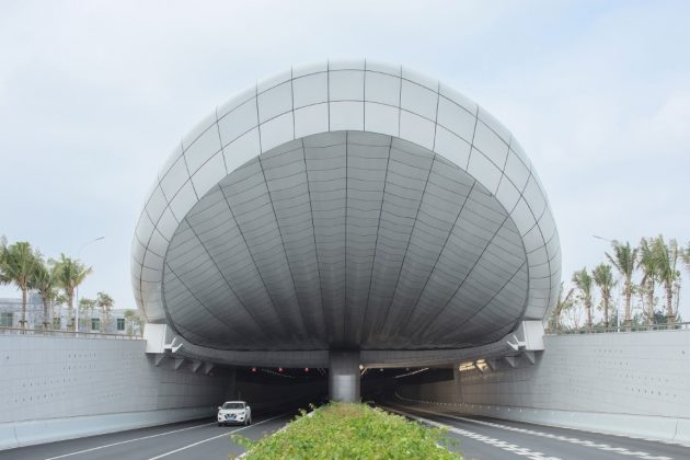 Haikoi Wenming East Road Tunnel by Penda China in Hainan Province, China