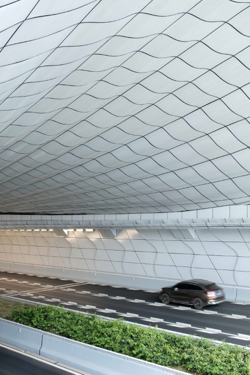 Haikoi Wenming East Road Tunnel by Penda China in Hainan Province, China