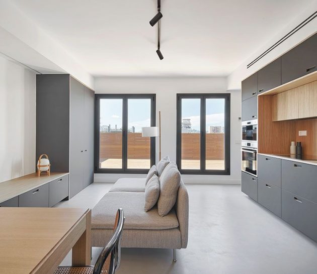 Renovation Of A Modern Project Around A Multifunctional Furniture