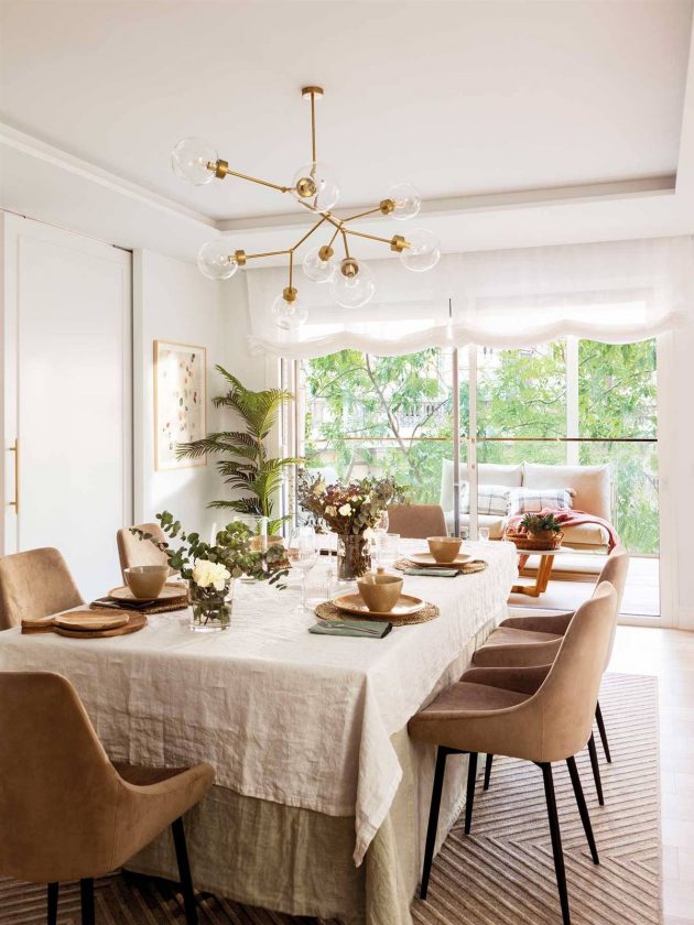 Elegant And Modern Dining Rooms With Timeless Setting