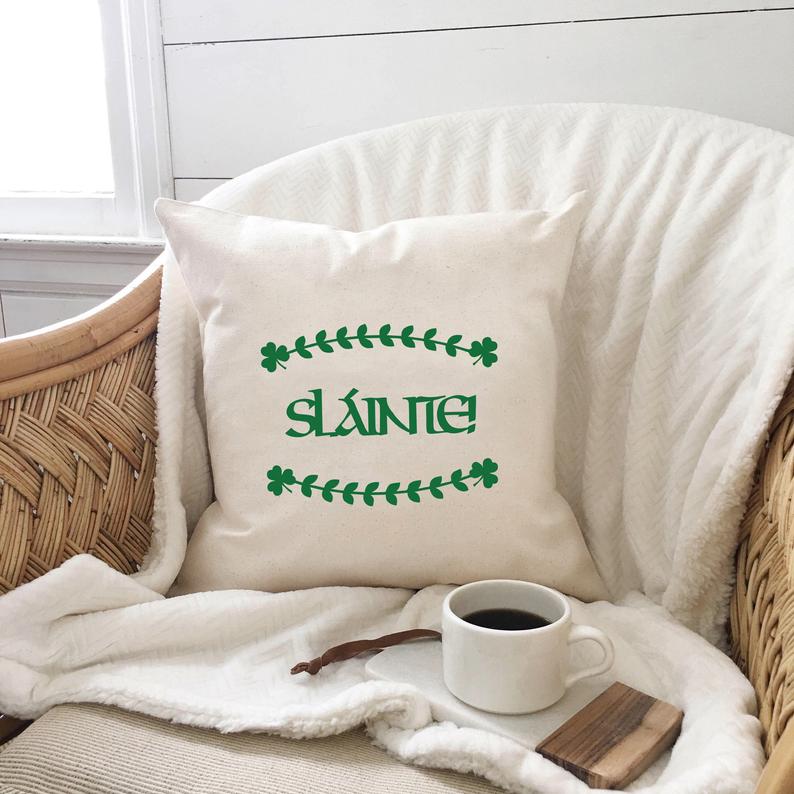 15 Charming St. Patrick's Day Pillow Idea For A Gift