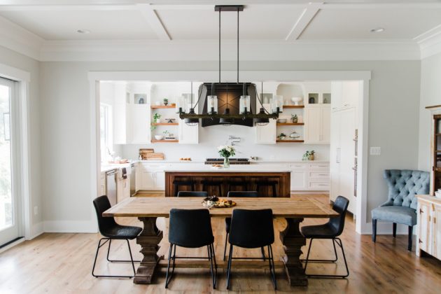 18 Charming Farmhouse Dining Room Interiors You Won't Be Able To Resist