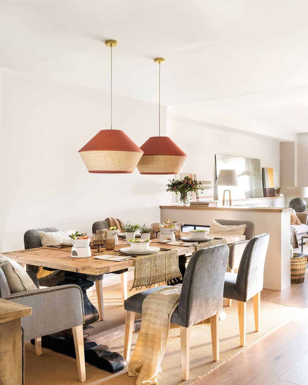 Elegant And Modern Dining Rooms With Timeless Setting