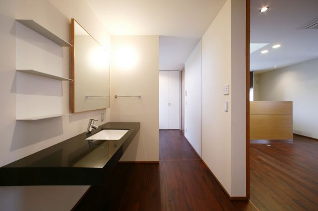 Shirakuchi House by Design Nico Architect Associates in Japan