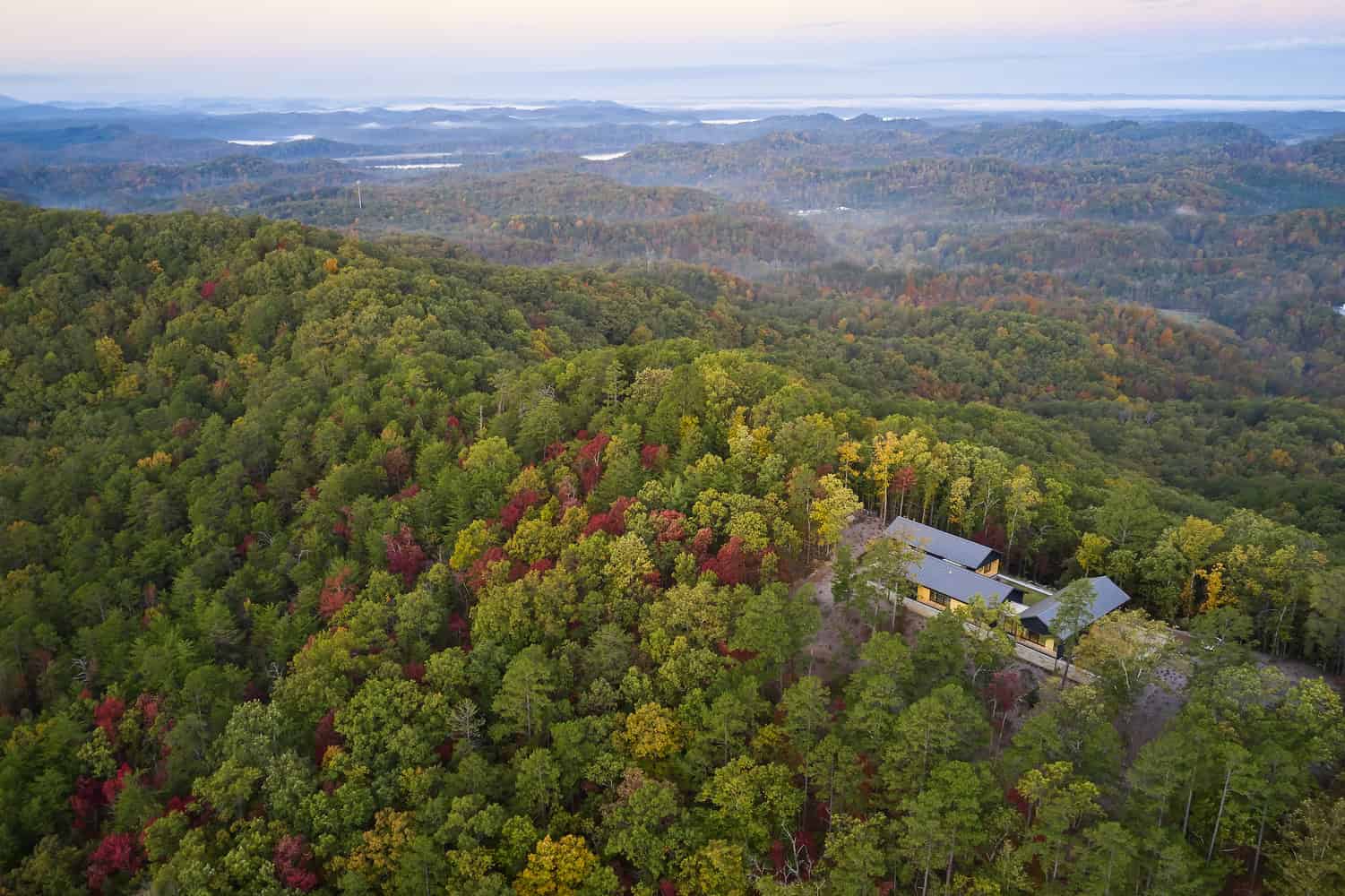 Short Mountain House by Sanders Pace Architecture in Maryville, Tennessee