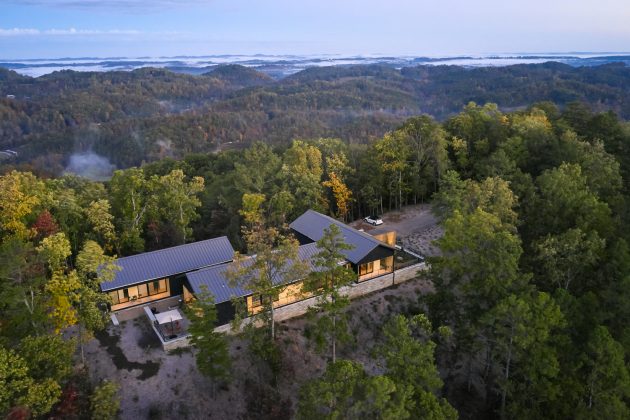 Short Mountain House by Sanders Pace Architecture in Maryville, Tennessee