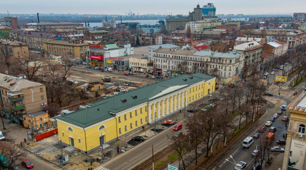 The Businessman Restored the Old-time National Architectural Monument in Dnipro city, Ukraine