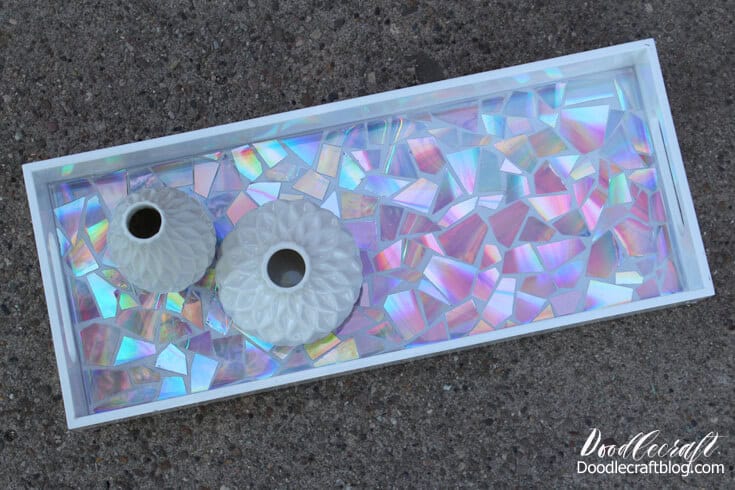 14. DVD Mosaic Resin Glossy Tray 14. DVD Mosaic Resin Glossy Tray
