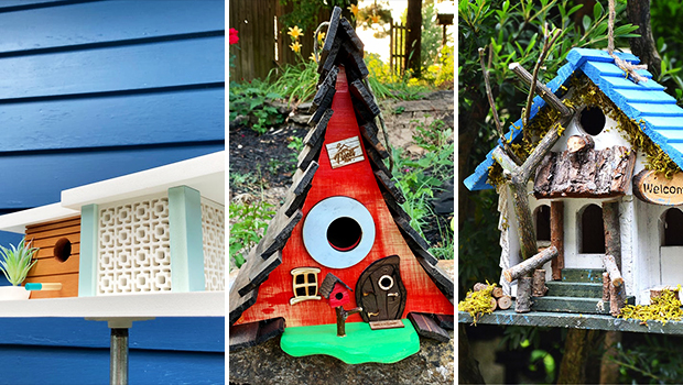 17 Wonderfully Creative Birdhouse Designs For Your Garden