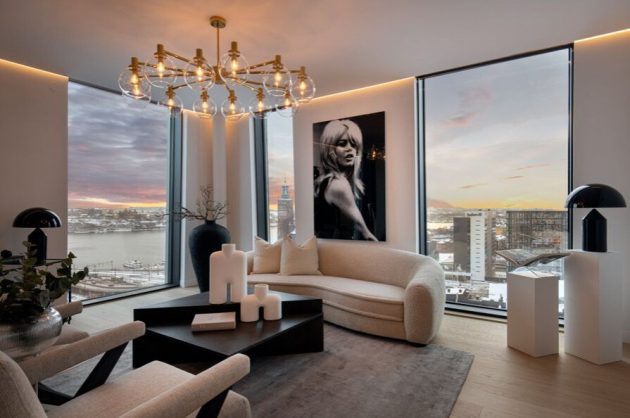Fabulous Stockholm Duplex With Panoramic Views Of The City Hall