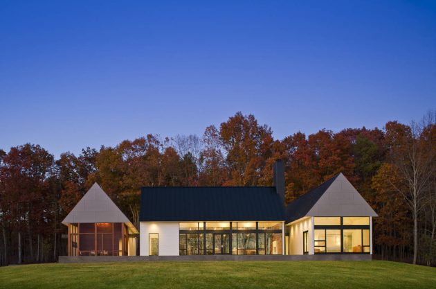 Becherer House by Robert M. Gurney Architect in Virginia, USA