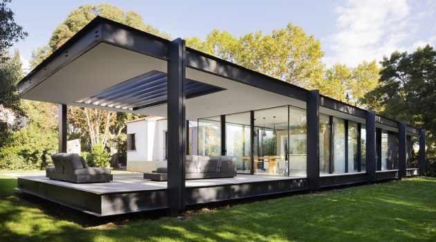 CTN House by Brengues Le Pavec Architectes in Montpellier, France