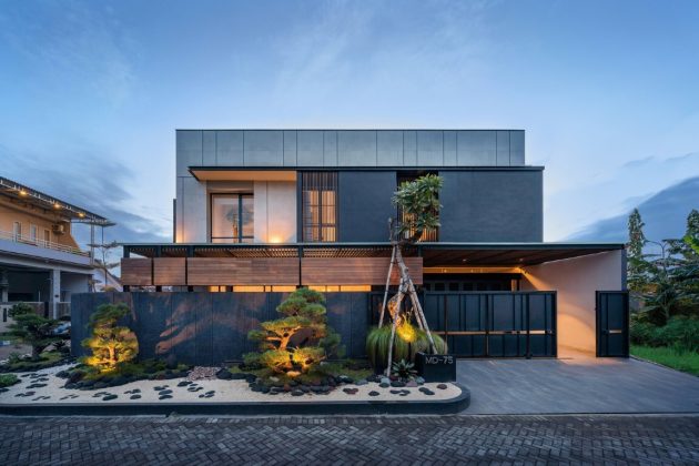 J House by y0 Design Architect in Sidoarjo, Indonesia