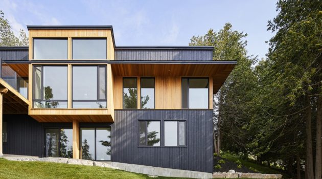 Sturgeon Lake House by Stephane LeBlanc Architects in Ontario, Canada