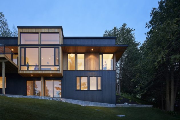 Sturgeon Lake House by Stephane LeBlanc Architects in Ontario, Canada