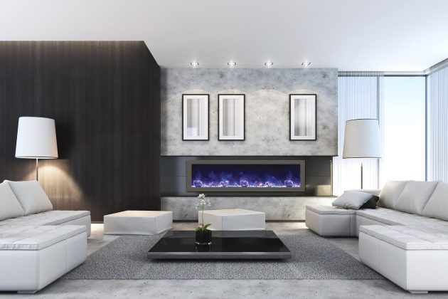 Add Electric Fireplace to Your Living Area and Upgrade Its Curb Appeal