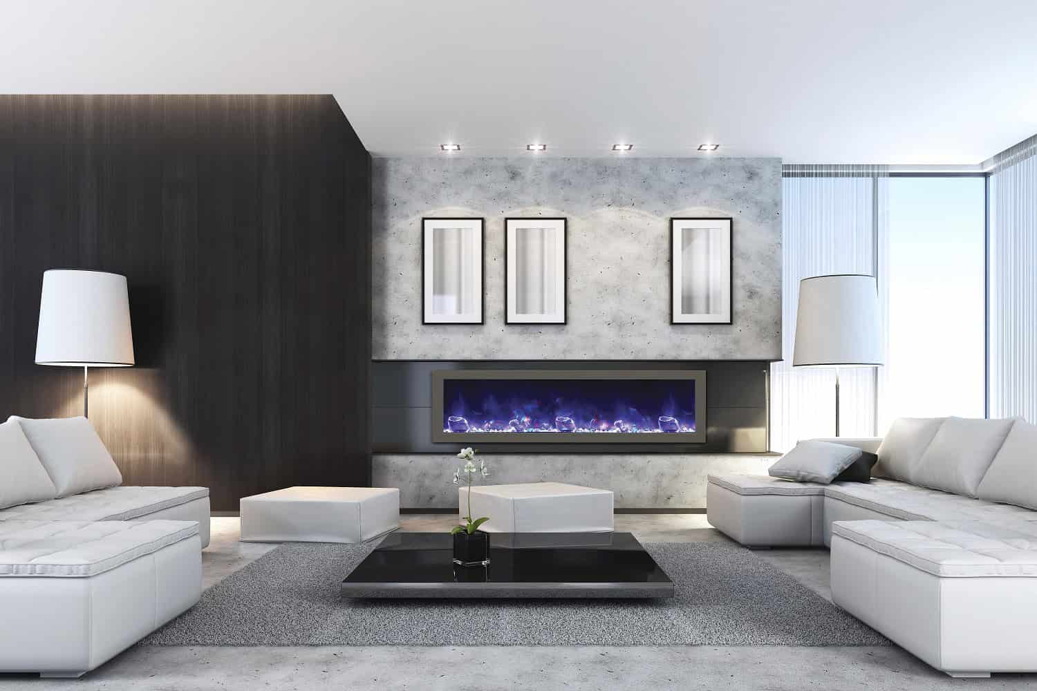 Add Electric Fireplace to Your Living Area and Upgrade Its Curb Appeal