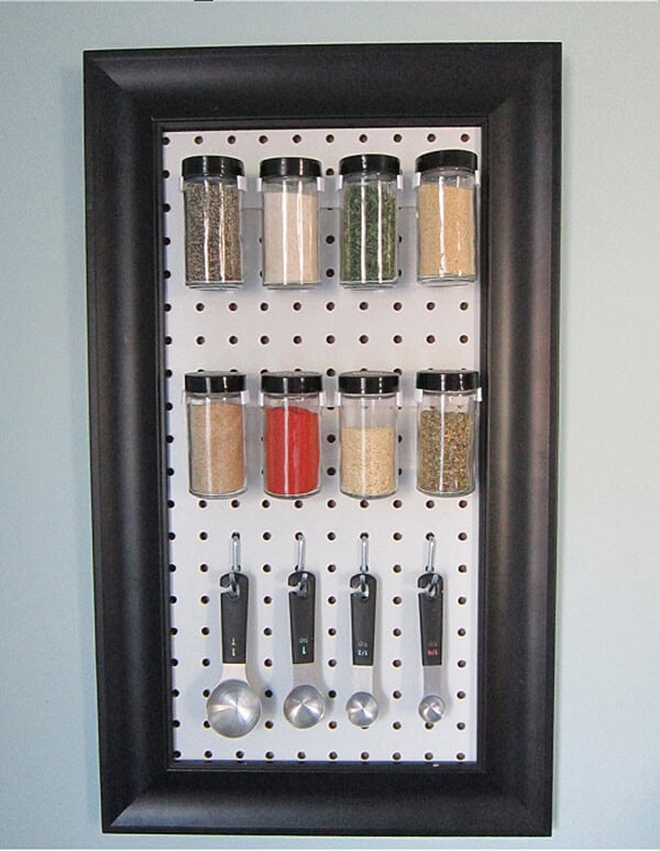 2. PEG BOARD SPICE RACK 2. PEG BOARD SPICE RACK