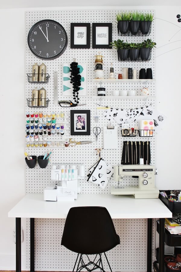 14 Super Practical DIY Pegboard Organization Ideas For Any Room