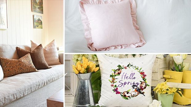 15 Lovely Spring Pillow Covers For Your Patio