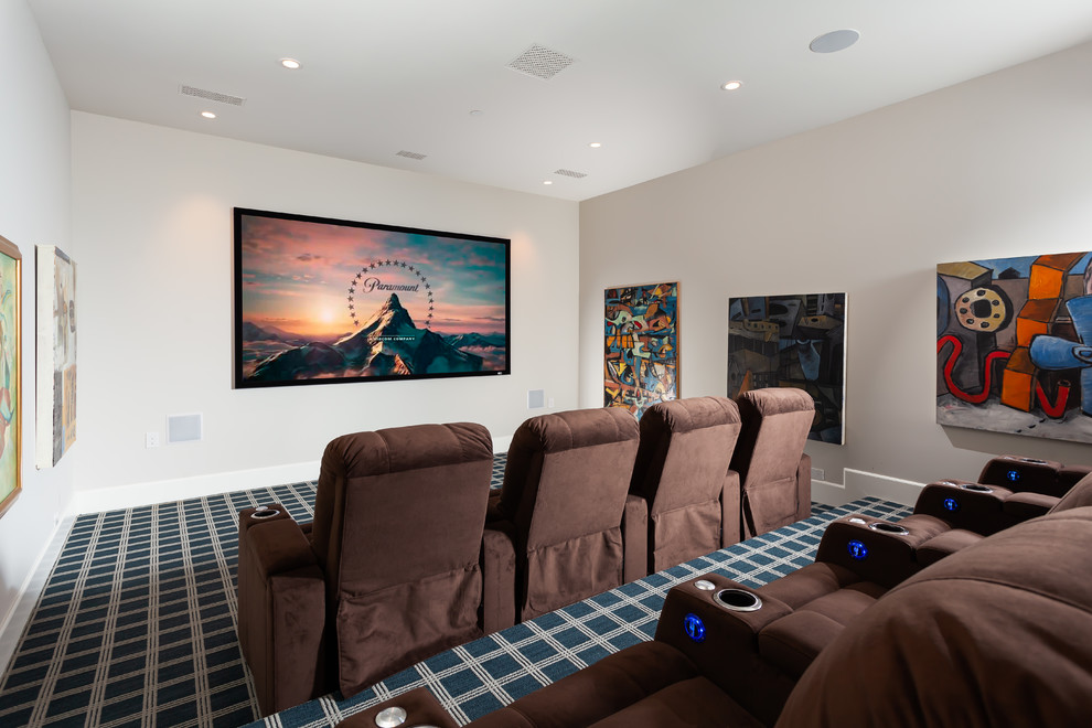 16 Beautiful Coastal Home Theater Designs You Never Knew You Needed