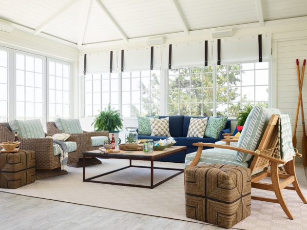 16 Picture-Perfect Coastal Sunroom Designs You Will Adore