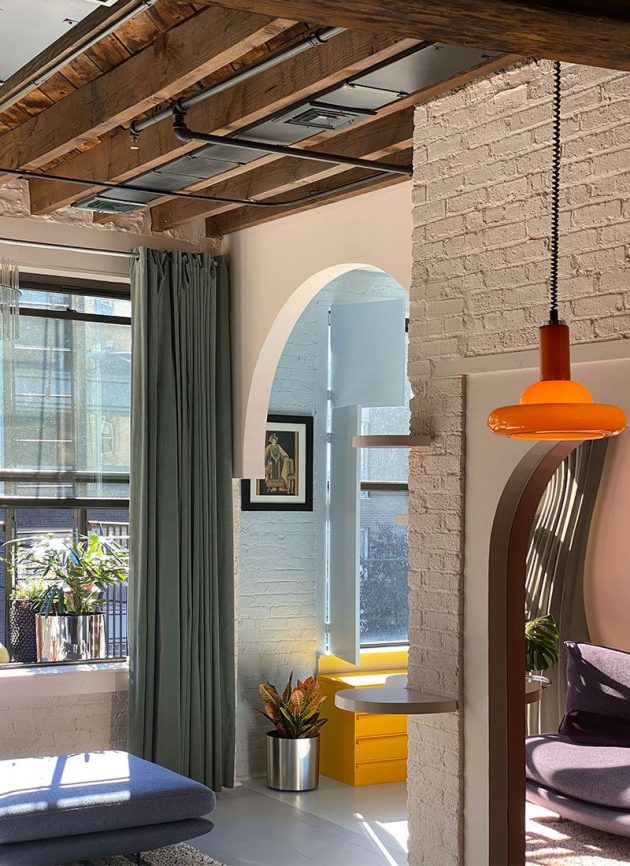 Colors And Arches In A Modern Brooklyn Loft Remodel