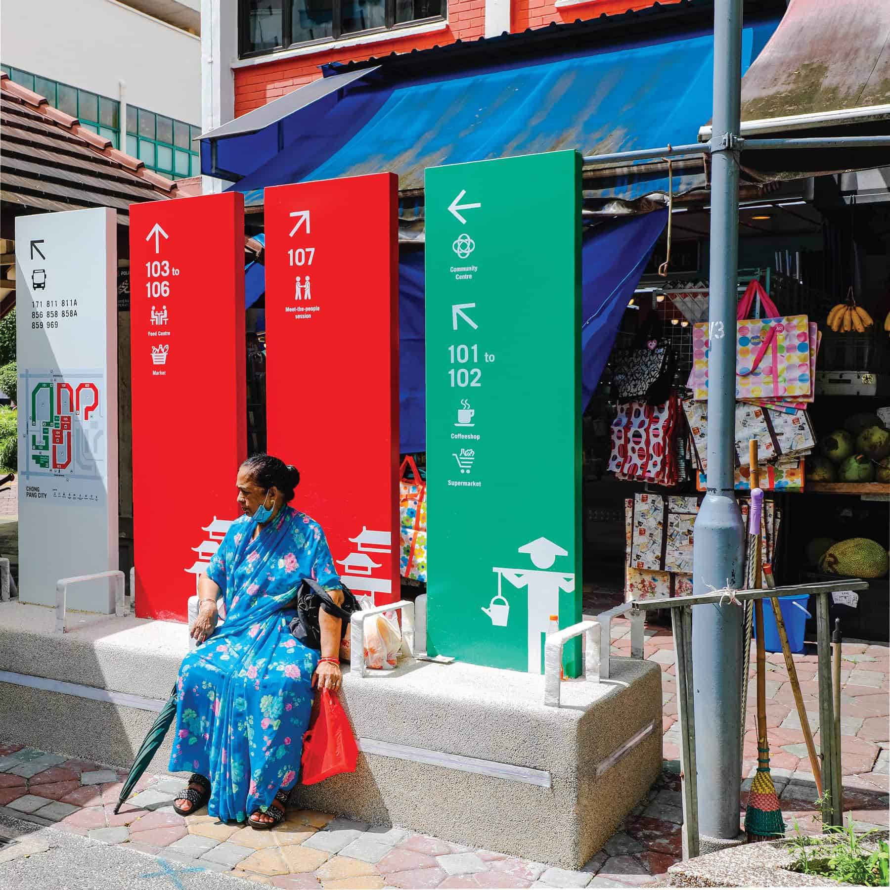 Dementia-Friendly Wayfinding System in Khatib Central & Chong Pang City, Singapore Dementia-Friendly Wayfinding System in Khatib Central & Chong Pang City, Singapore