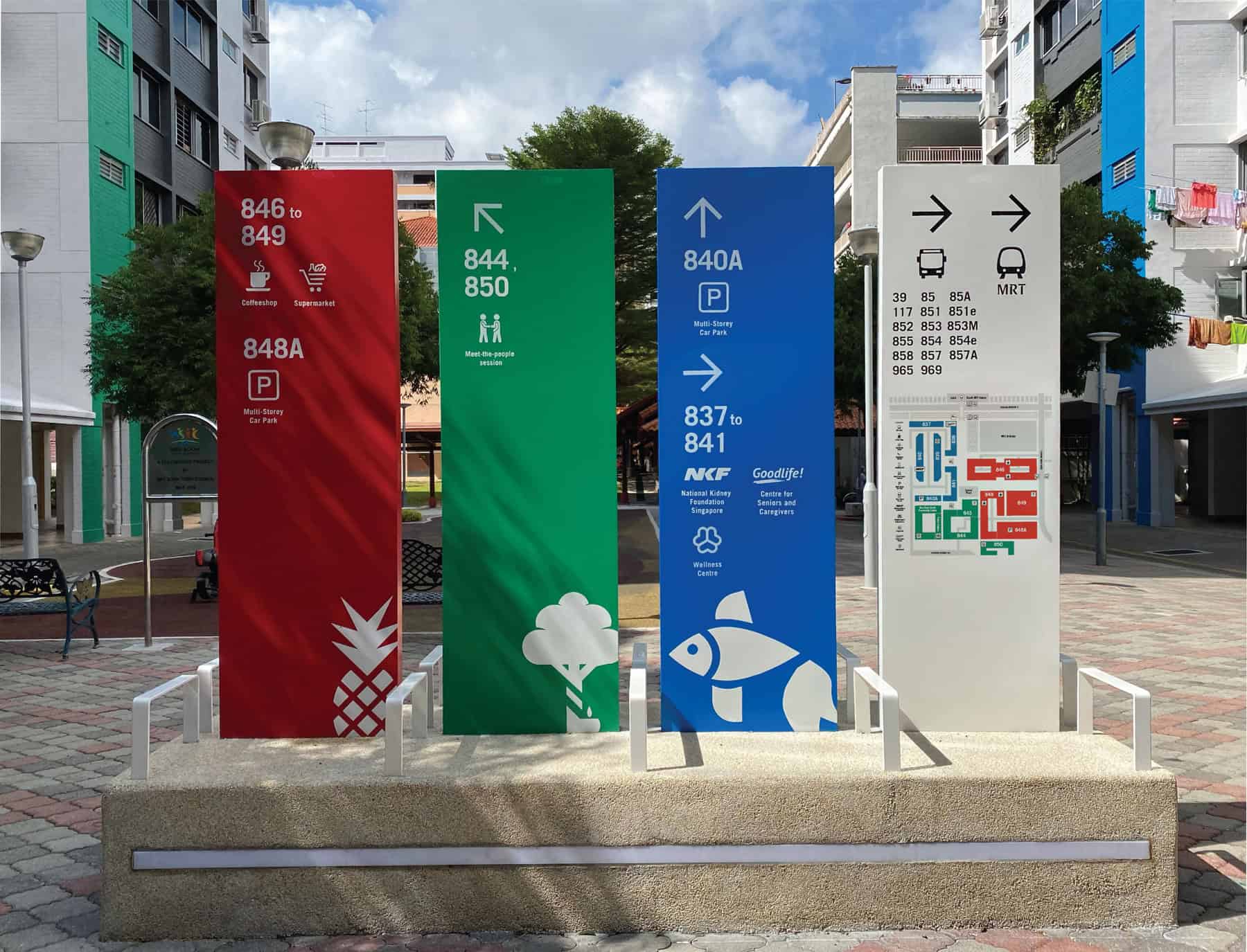 Dementia-Friendly Wayfinding System in Khatib Central & Chong Pang City, Singapore Dementia-Friendly Wayfinding System in Khatib Central & Chong Pang City, Singapore
