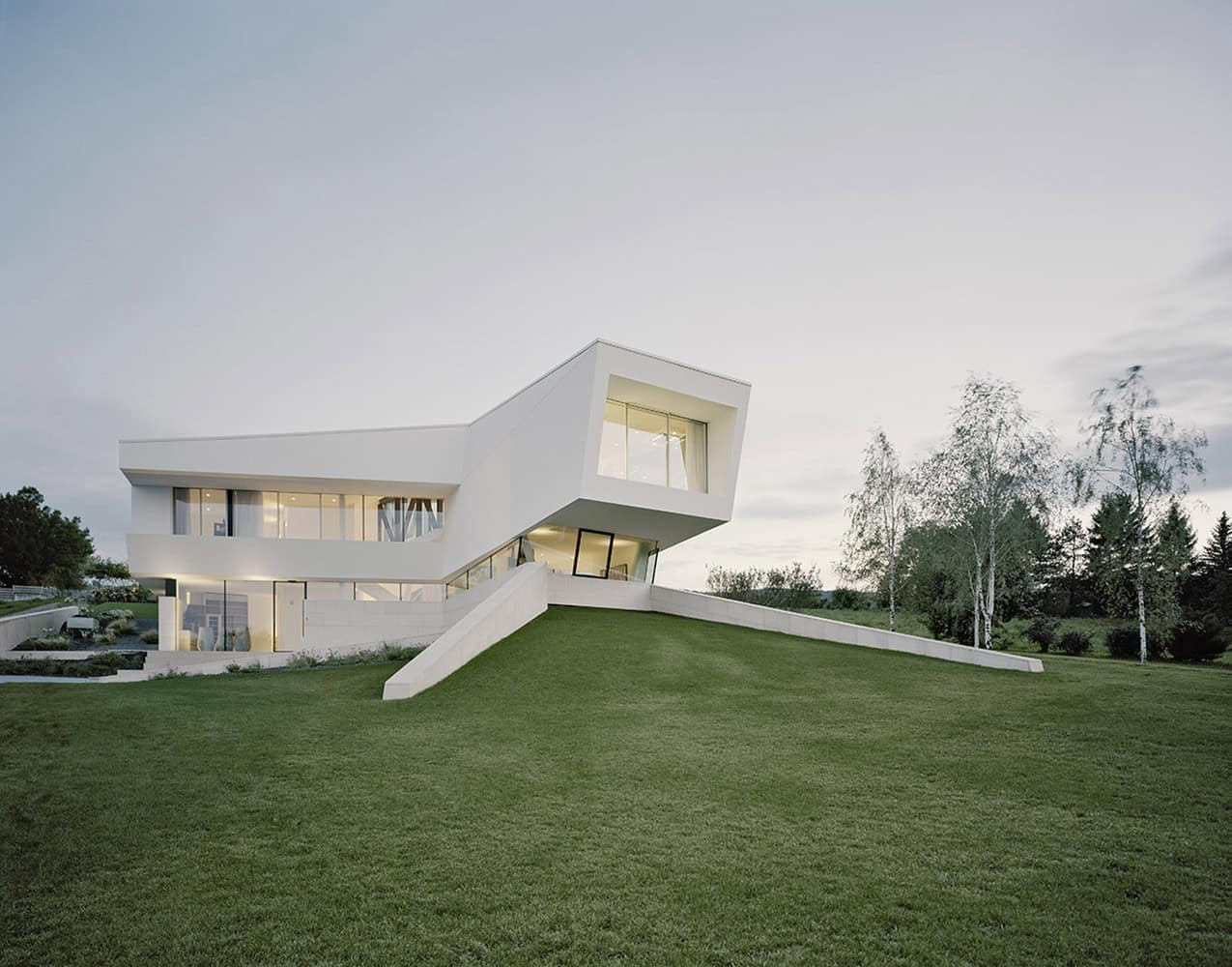 Freundorf Villa by A01 Architects in Judenau, Austria
