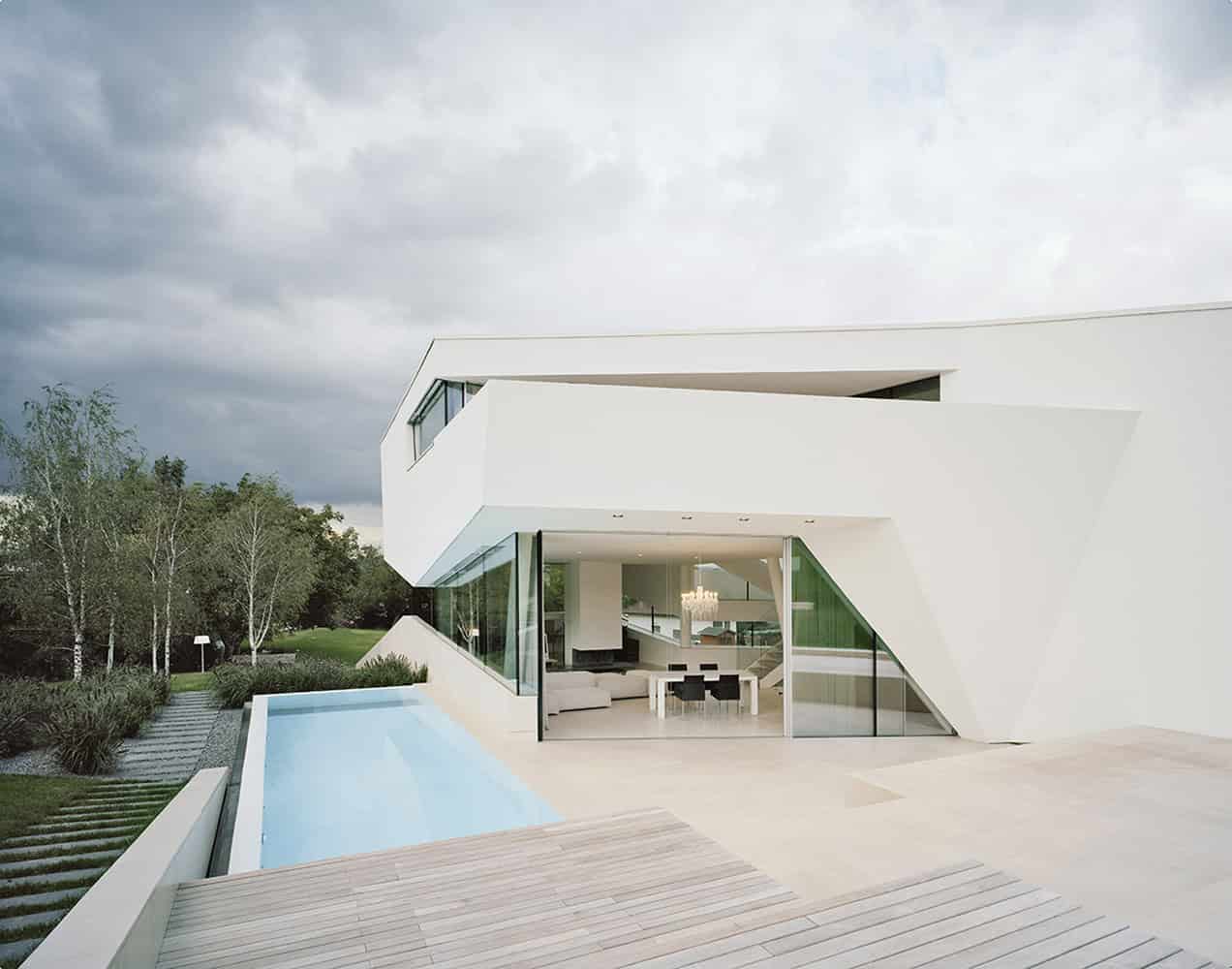 Freundorf Villa by A01 Architects in Judenau, Austria