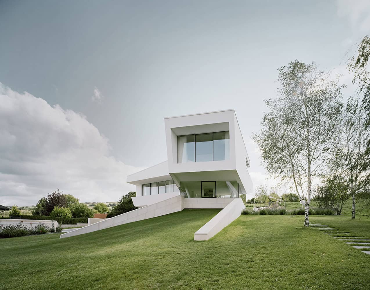 Freundorf Villa by A01 Architects in Judenau, Austria