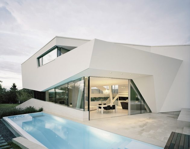 Freundorf Villa by A01 Architects in Judenau, Austria