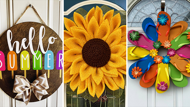 16 Captivating Summer Wreath Designs For Your Beach House