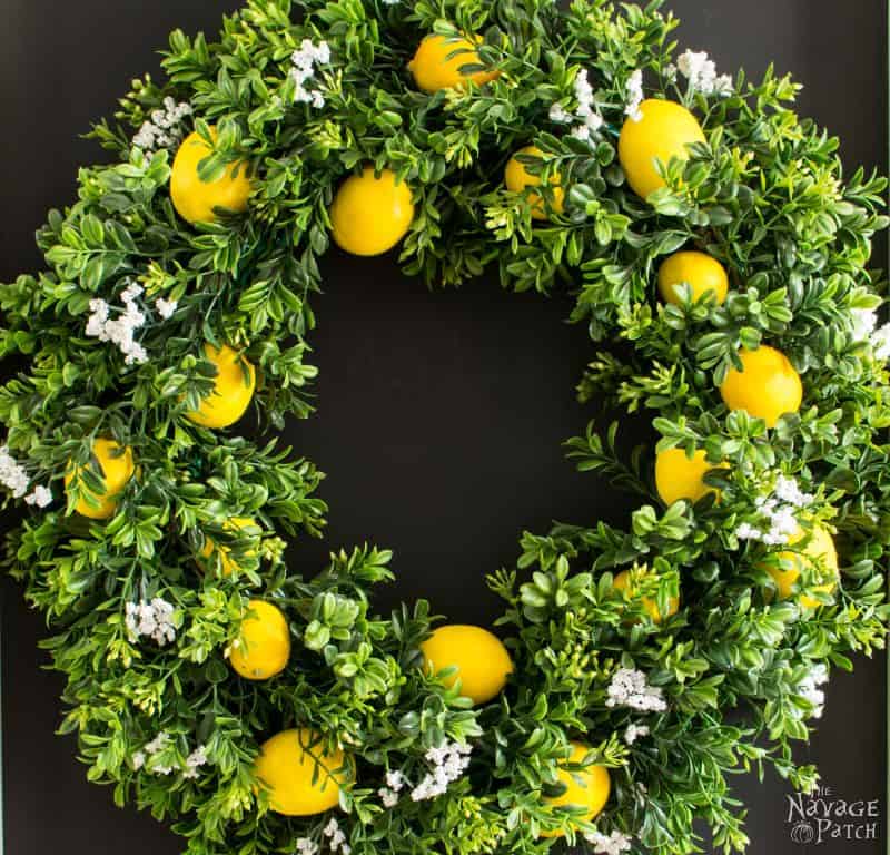 6. DIY Summer Lemon Wreath 6. DIY Summer Lemon Wreath