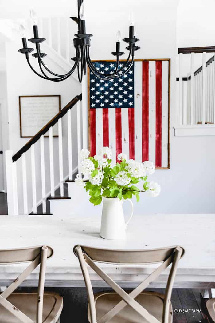 9. DIY WOOD FRAMED FLAG 9. DIY WOOD FRAMED FLAG