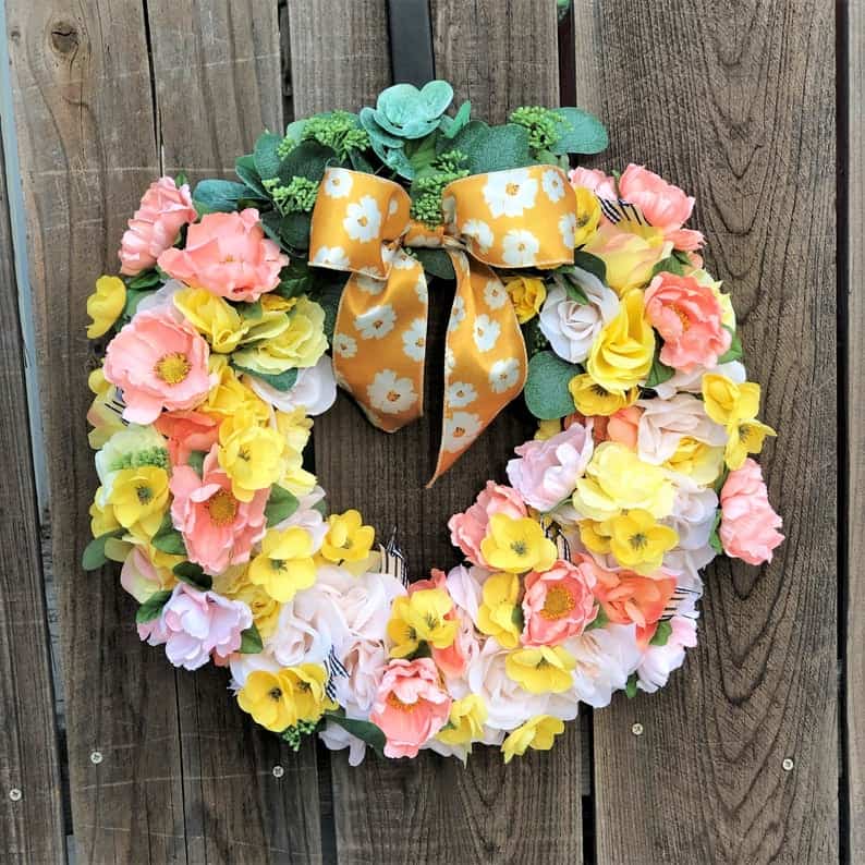 18 Fresh Floral Summer Wreath Designs You're Gonna Fall In Love With