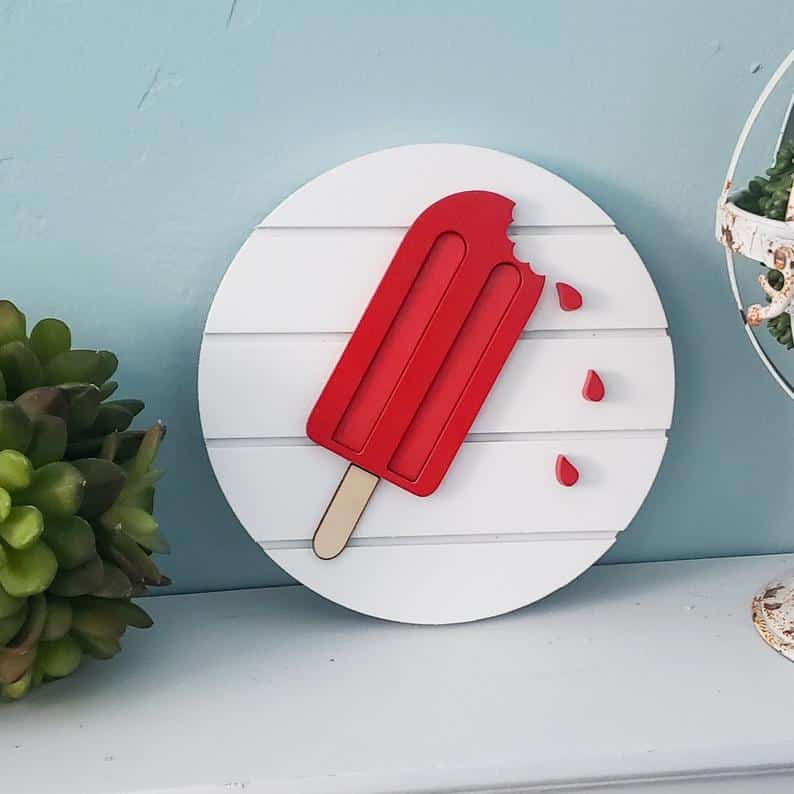 4. Popsicle Shiplap Round Sign 4. Popsicle Shiplap Round Sign