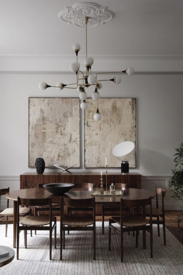 The Perfect Dining Room With A Touch of Masculanity