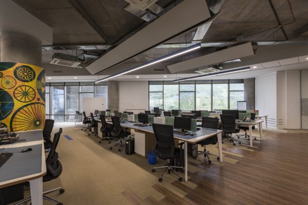 KPIT Office - Proactive Workspace by Designers Group in India