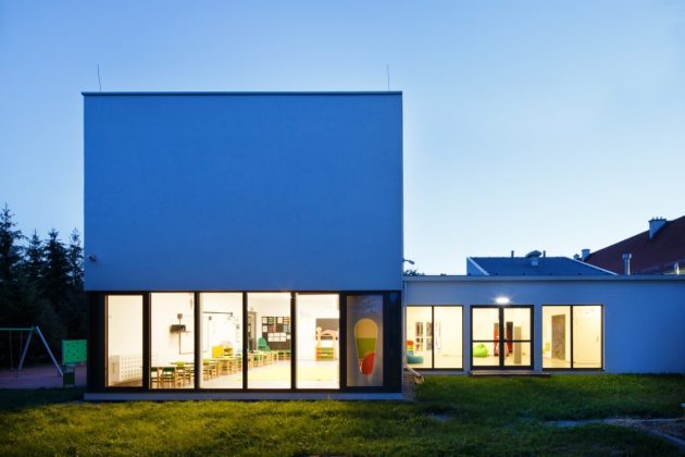 Modular Kindergarten Project by Franta Group in Krakow, Poland