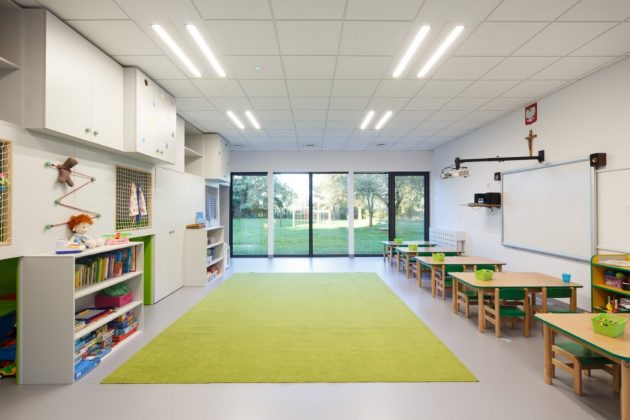 Modular Kindergarten Project by Franta Group in Krakow, Poland