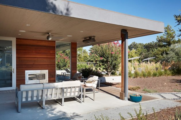 Sonoma Pool House and Guest House by Klopf Architecture in California, USA