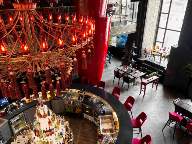 Restaurant Design Project by Anastasia Panibratova at the Radisson Collection Hotel in Moscow, Russia