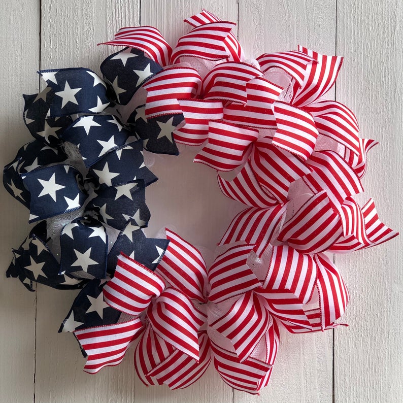 16 Awesome 4th of July Wreath Designs For The Ultimate Patriotic Décor