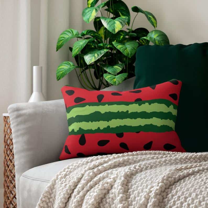 10. Watermelon Lumbar Pillow 10. Watermelon Lumbar Pillow